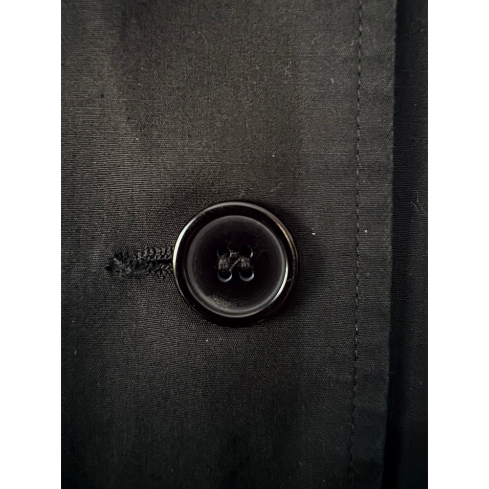 Colebrook & Co Outerwear Womens Black Button Front Lightweight Coat Sz 22/24 - Picture 7 of 9